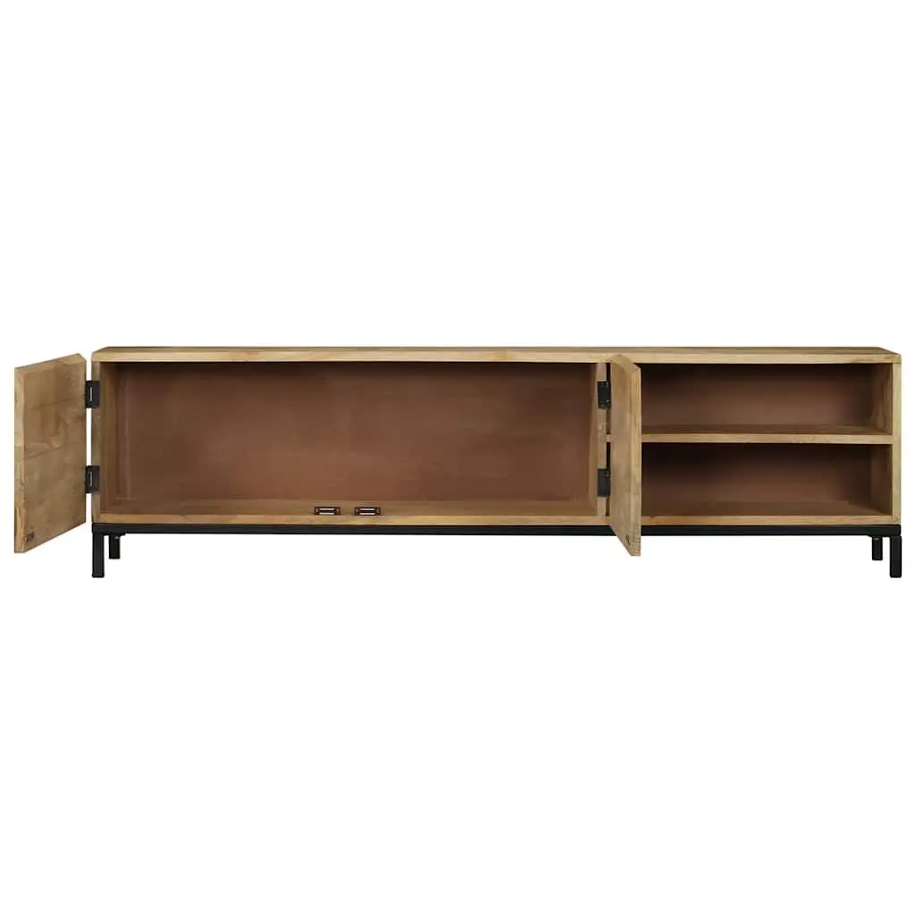HiFi Storage Unit 145W x 30D x 41H cm Brown Mango Wood