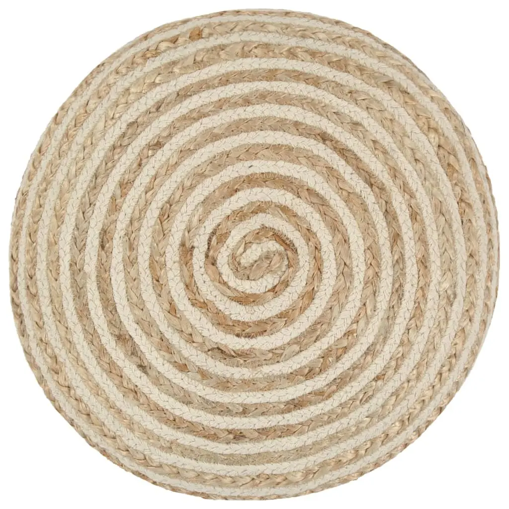 Jute Pouffe Footstool for Home Decor 40x45cm