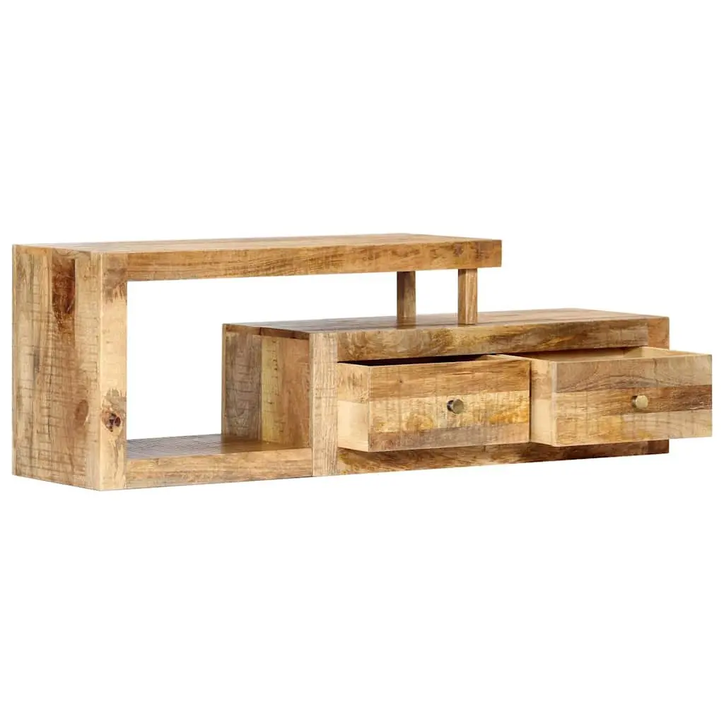 TV Cabinet 120x30x40cm Solid Mango Wood Brown Furniture Storage Unit