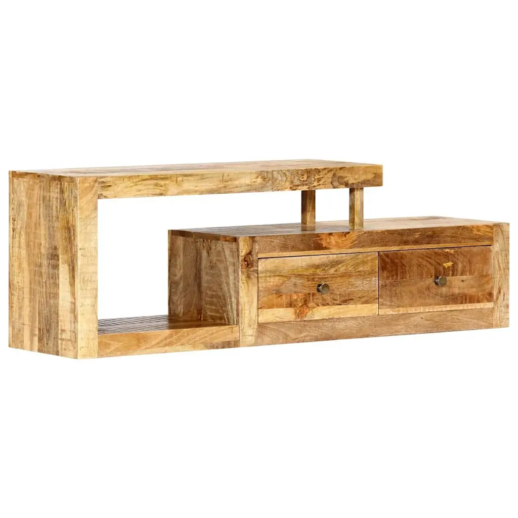 TV Cabinet 120x30x40cm Solid Mango Wood Brown Furniture Storage Unit