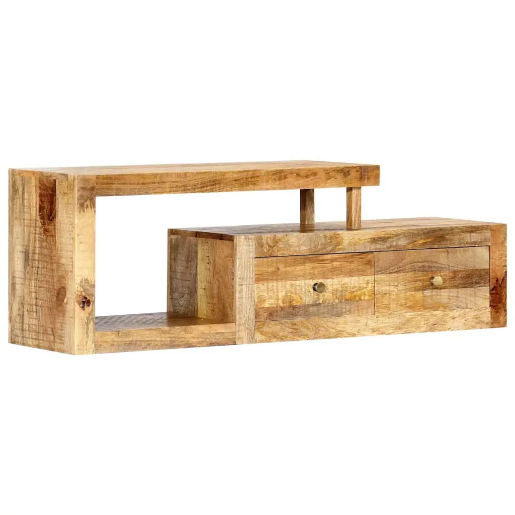 TV Cabinet 120x30x40cm Solid Mango Wood Brown Furniture Storage Unit