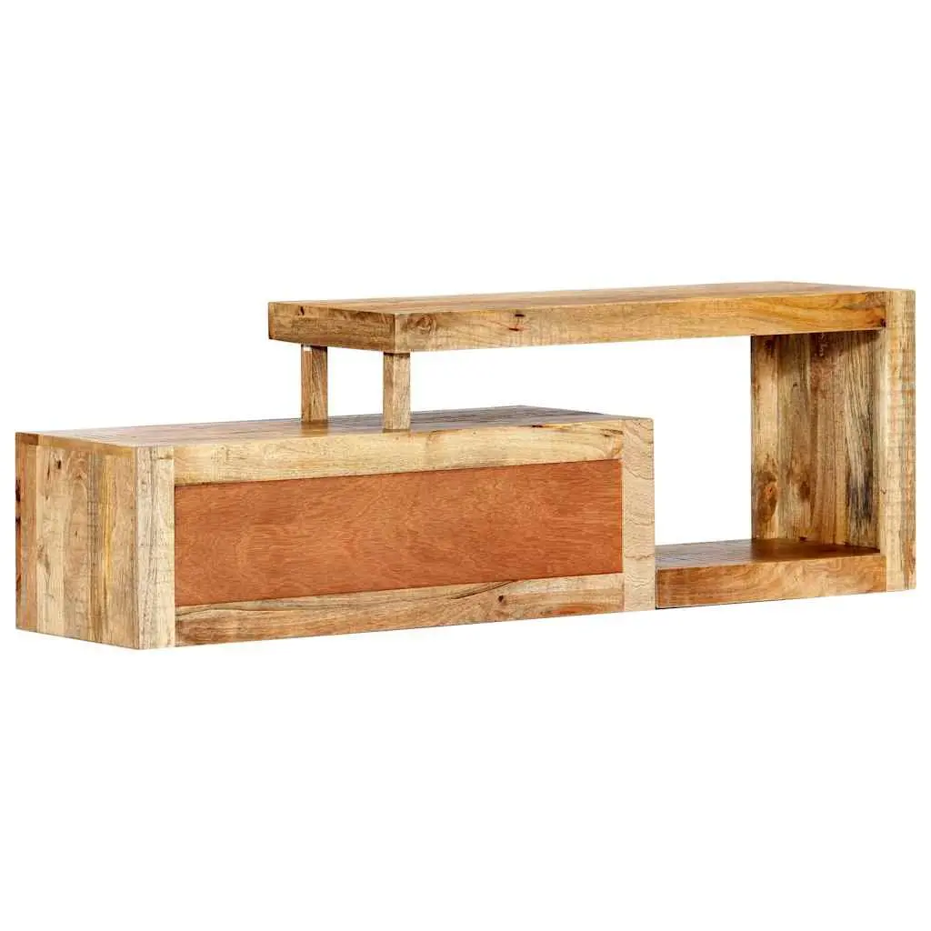 TV Cabinet 120x30x40cm Solid Mango Wood Brown Furniture Storage Unit