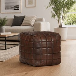 Pouffe Footstool Ottoman Seat Cube Modern Home Furniture Relaxation Comfort