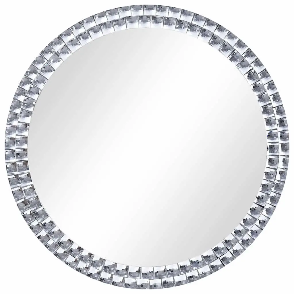 60cm Round Wall Mirror with Acrylic Rim