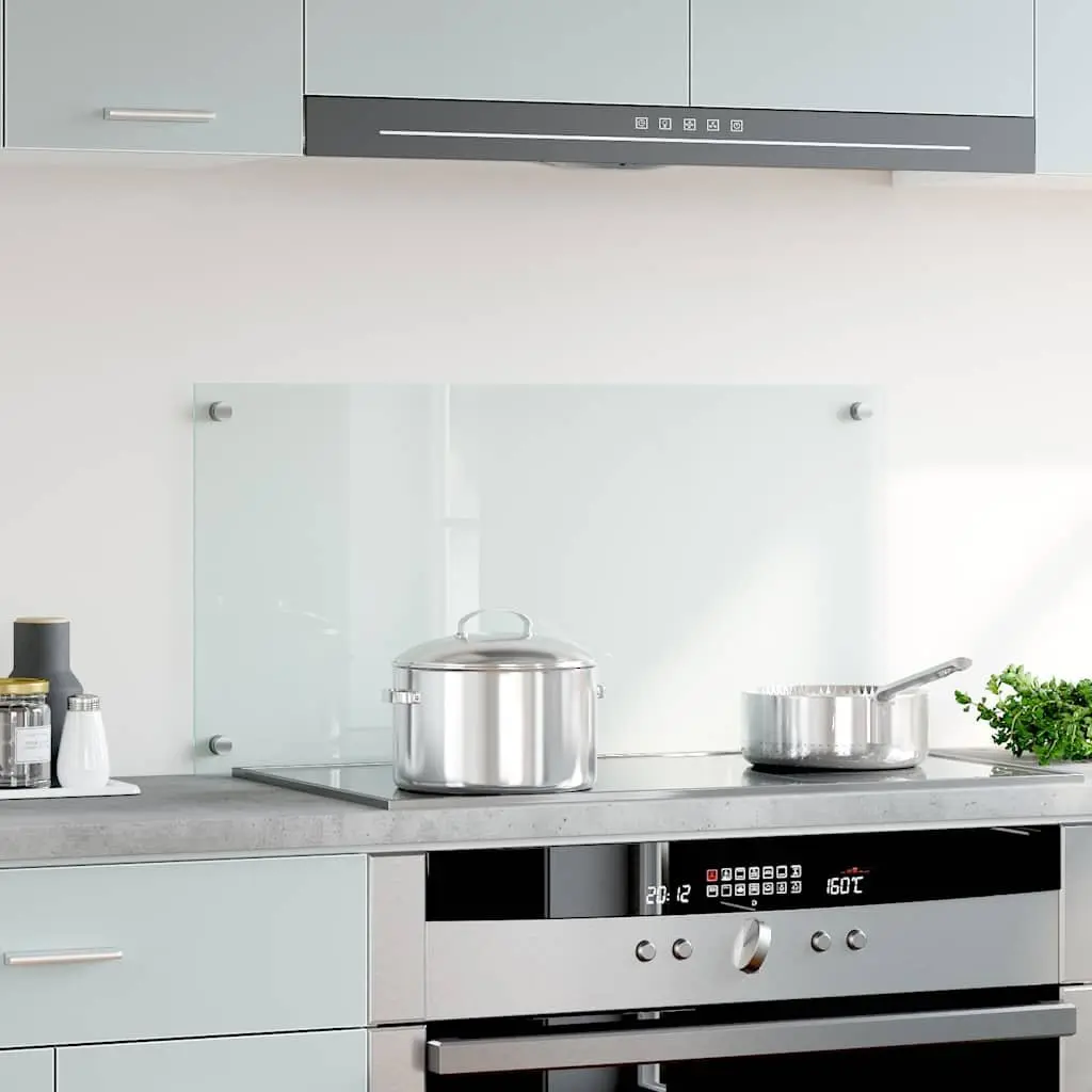Kitchen Backsplash Tempered Glass 80x40 cm