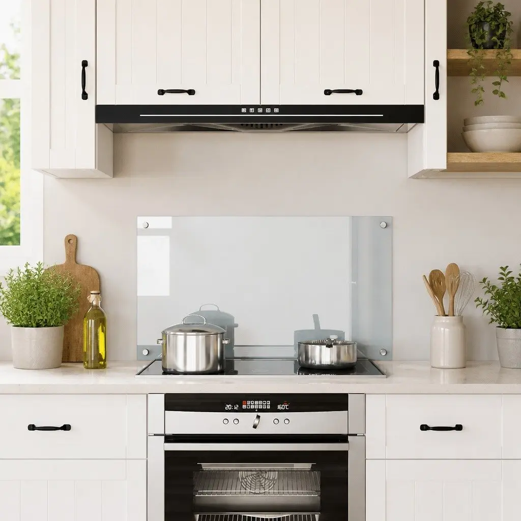 Kitchen Tempered Glass Splashback 90x50 cm
