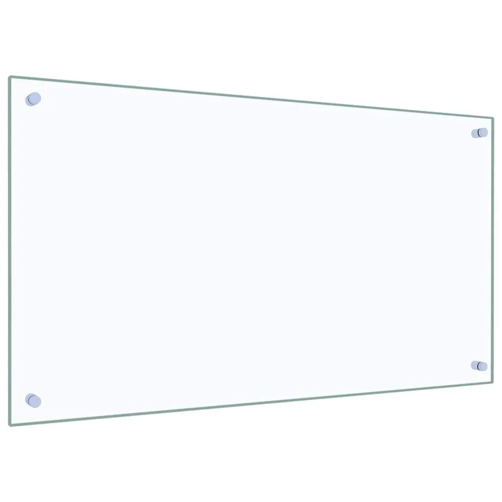 Tempered Glass Splashback for Kitchen 90x50 cm Transparent Wall