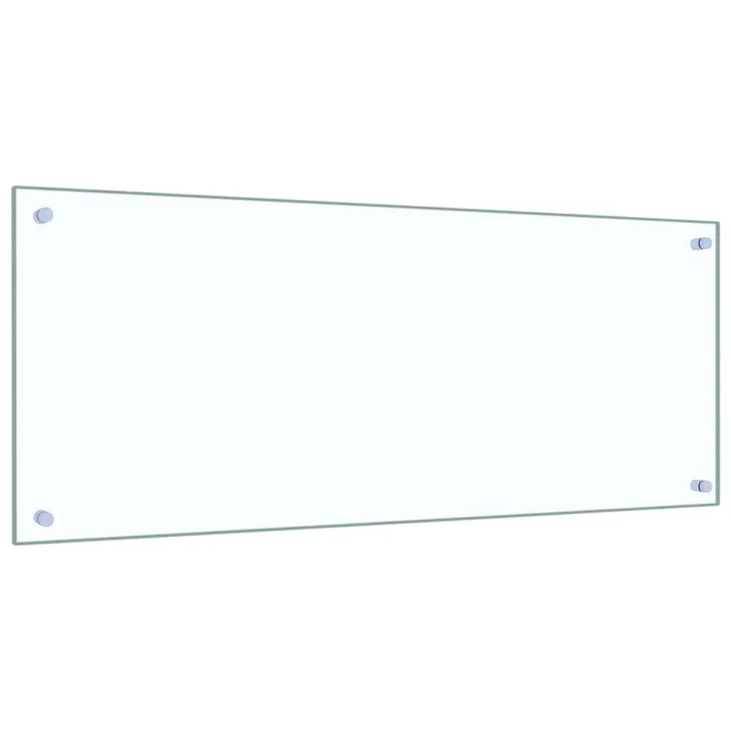 100x40cm Heat-Resistant Tempered Glass Kitchen Backsplash