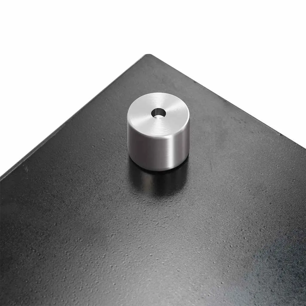 Tempered Glass Kitchen Splash Guard 70x50cm Black Heat Resistant