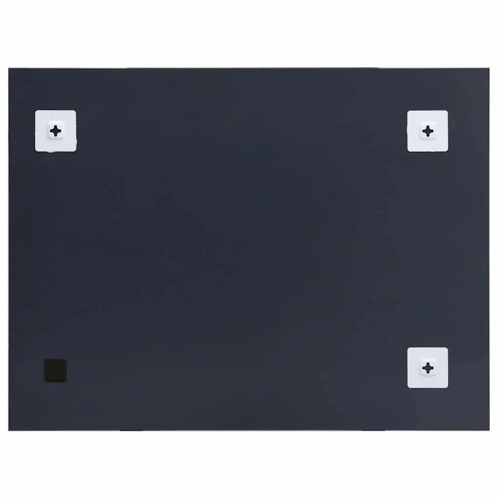 60x50 cm Silver Glass Wall Mirror for Multiple Uses