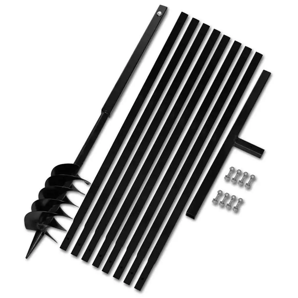 120mm Ground Drill Auger with 9m Tubes