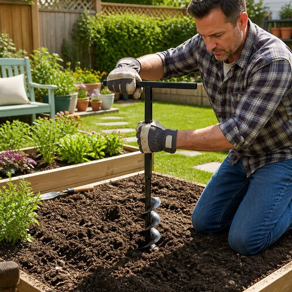 200mm Ground Drill with 13m Reach