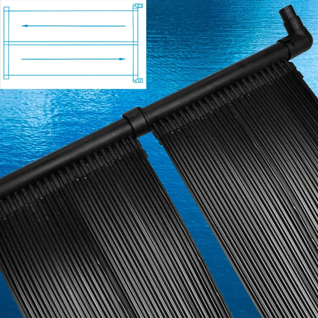 Solar Panel 2 Pack for Pool Heater Water Heating System Ground Roof Mount