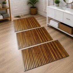 Specifications of Wooden Bath Mats - 80 x 50 cm, Set of 3