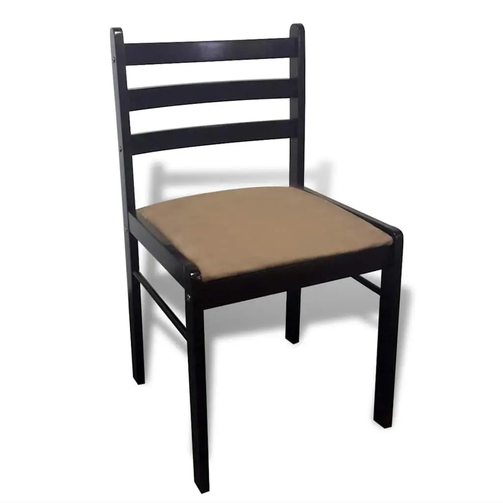 6 pcs Brown Dining Chairs Set