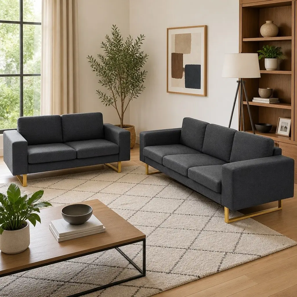 2-Seater and 3-Seater Sofa Set