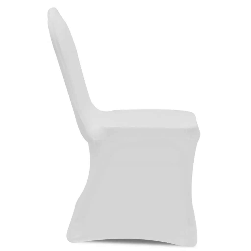 Stretch Chair Covers White Set 100 pcs Wedding Event Banquet Venue Decor