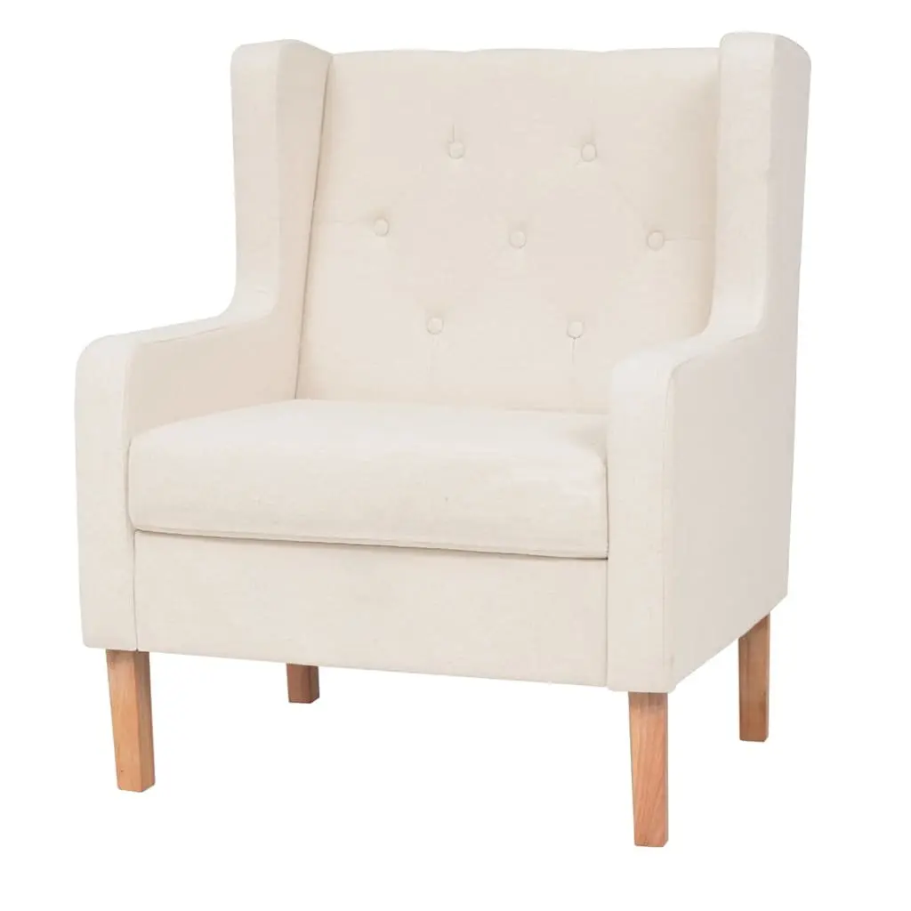 2-Piece White Sofa Set