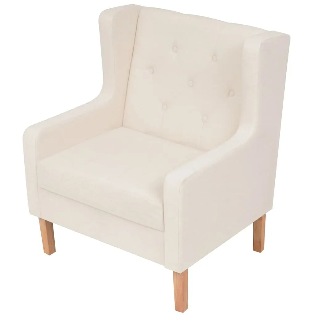 2-Piece White Sofa Set