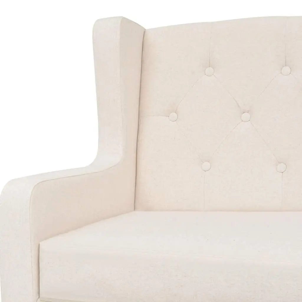 2-Piece White Sofa Set