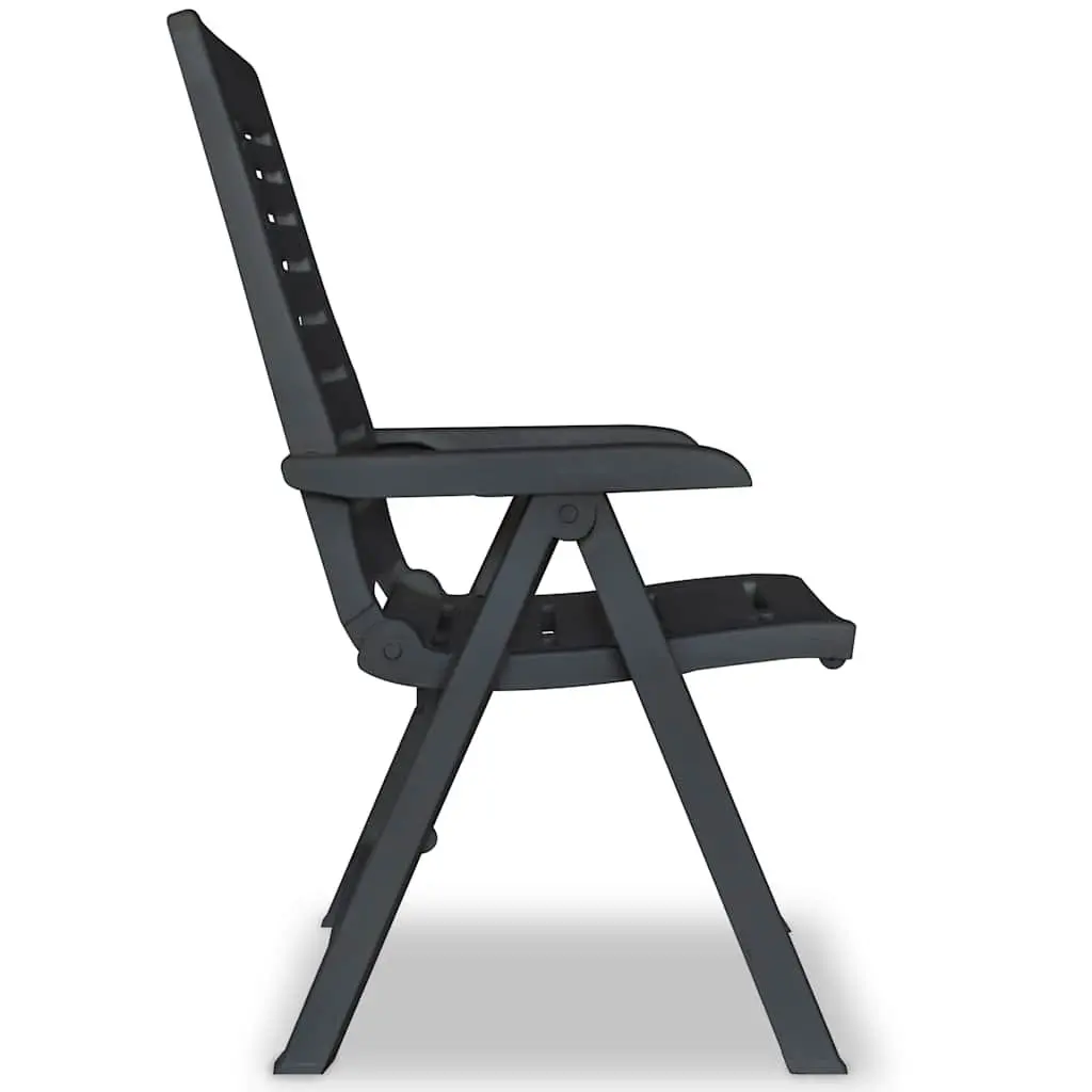 Set of 6 Anthracite Outdoor Chairs