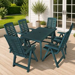 Detailed Specs of 7-Piece Outdoor Dining Set with Chairs