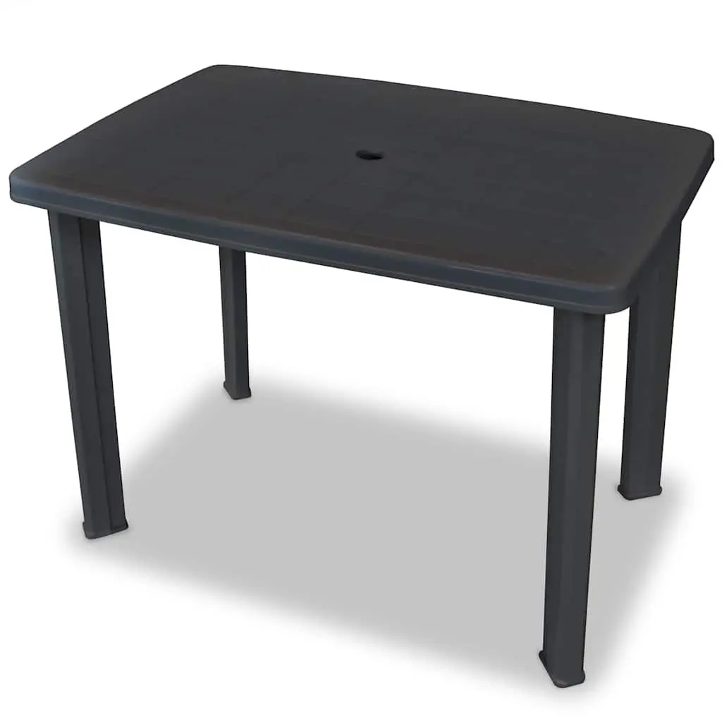 Outdoor Bistro Set with Folding Chairs
