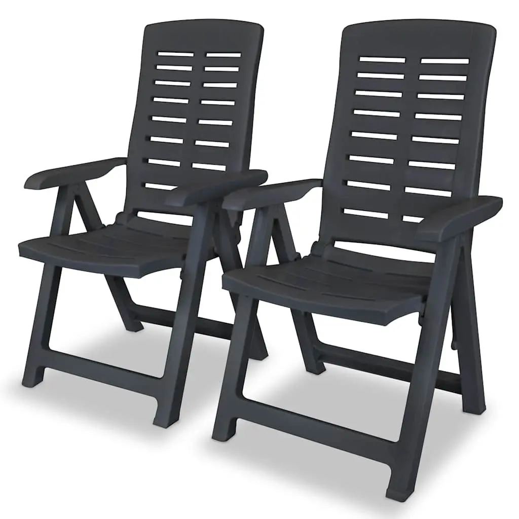 Outdoor Bistro Set with Folding Chairs