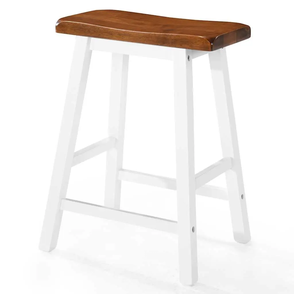 Bar Table and Stool Set 5 Pieces Solid Wood Kitchen Dining Furniture Brown