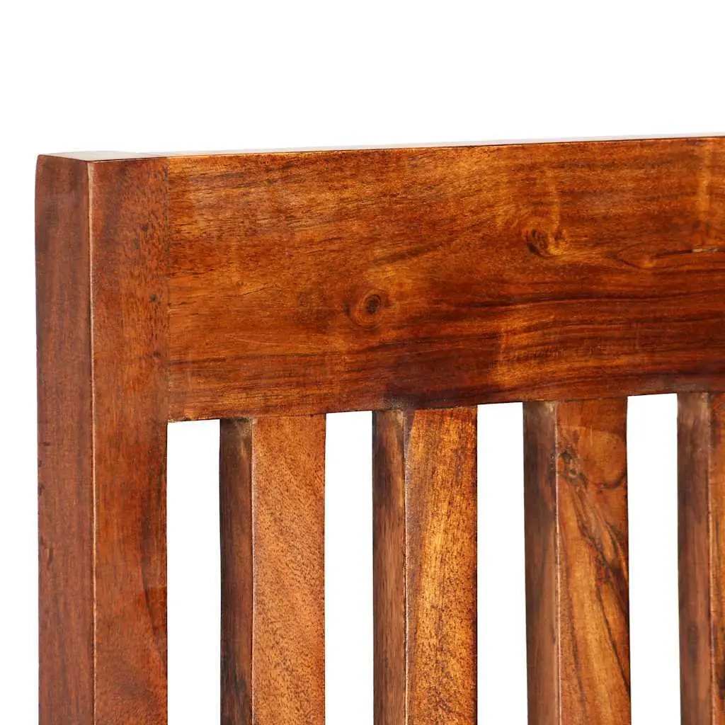 Dining Chairs Set 6 Piece Modern Kitchen Furniture Solid Wood Brown