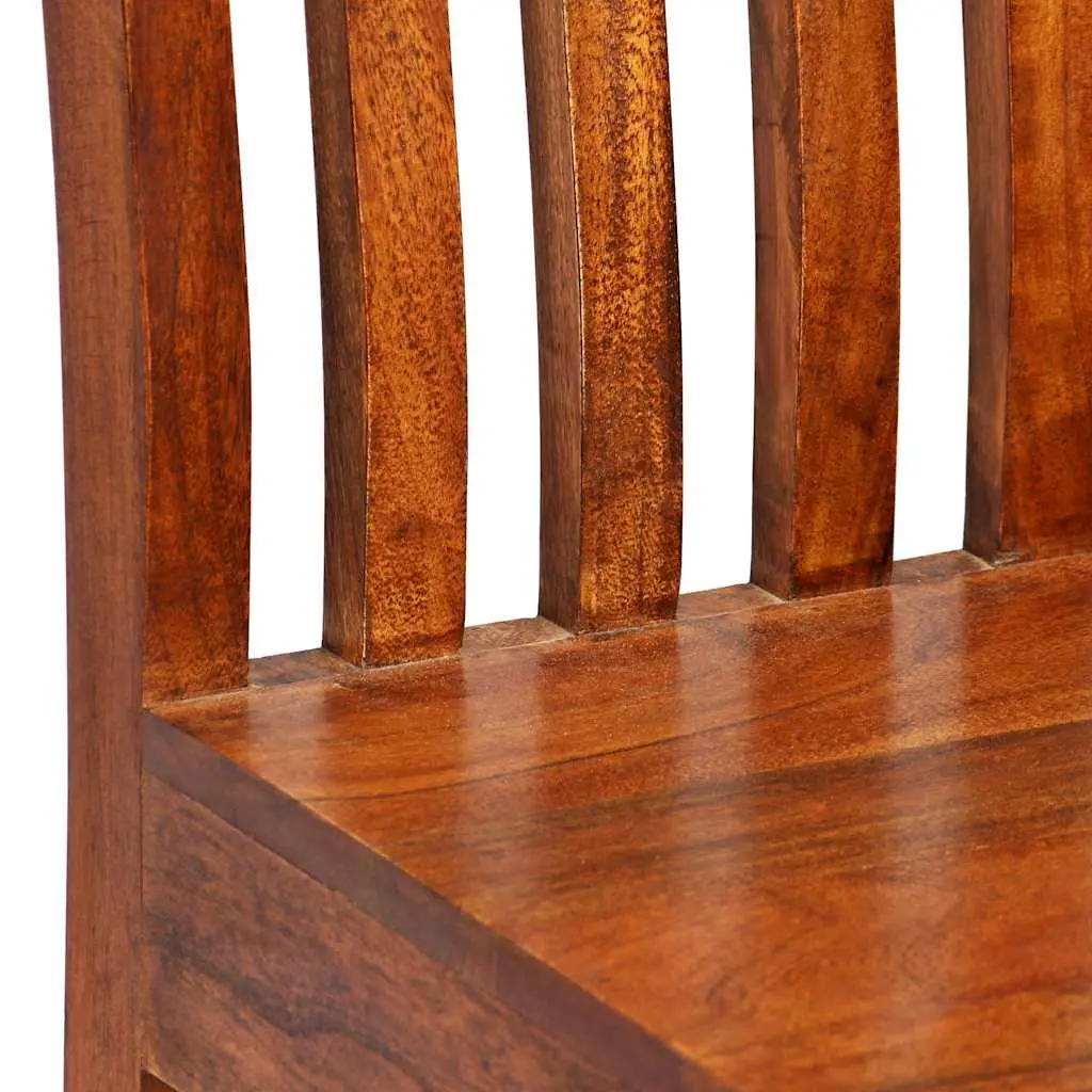Dining Chairs Set 6 Piece Modern Kitchen Furniture Solid Wood Brown