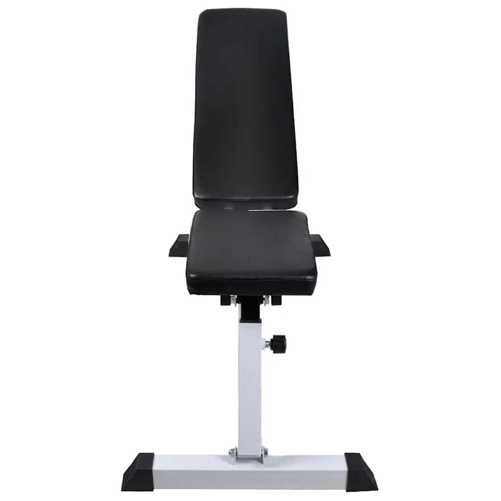 Workout Bench Adjustable Backrest Home Gym Barbell Dumbbell Weight Set 60.5kg