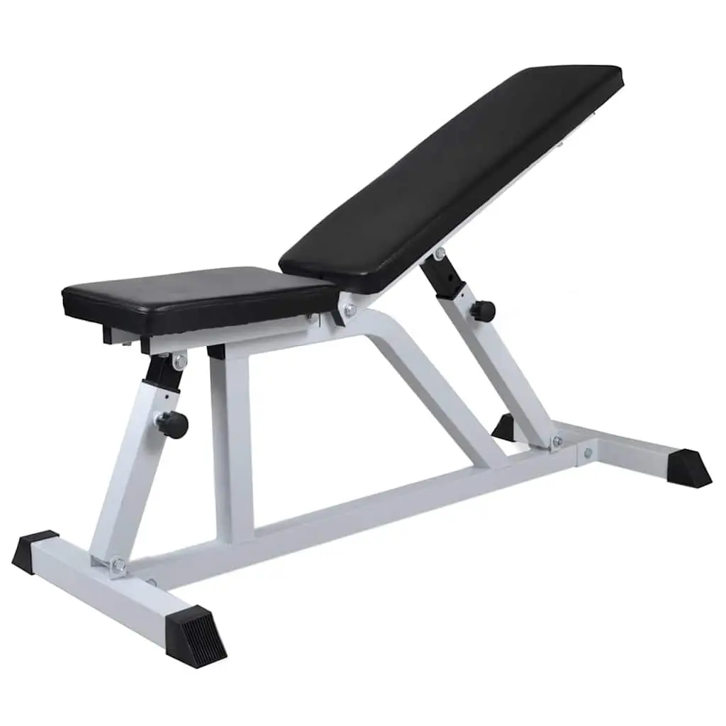 Adjustable Weight Bench Home Gym Equipment with Barbell Dumbbell Set 30.5kg