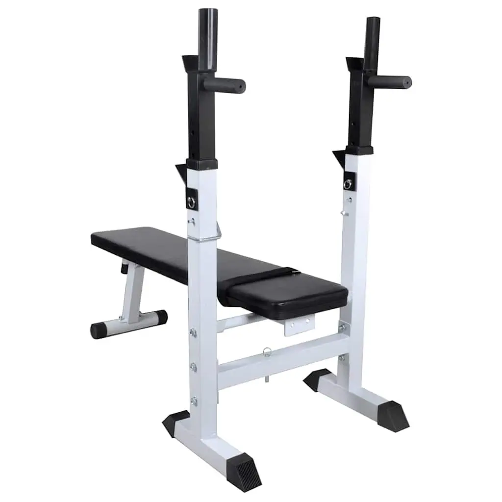 Adjustable Bench Weight Rack Barbell & Dumbbell Set