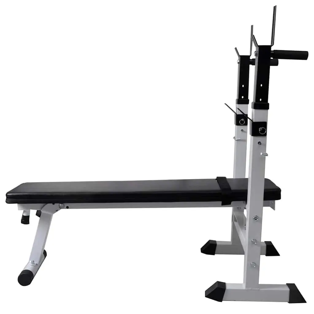 Adjustable Bench Weight Rack Barbell & Dumbbell Set