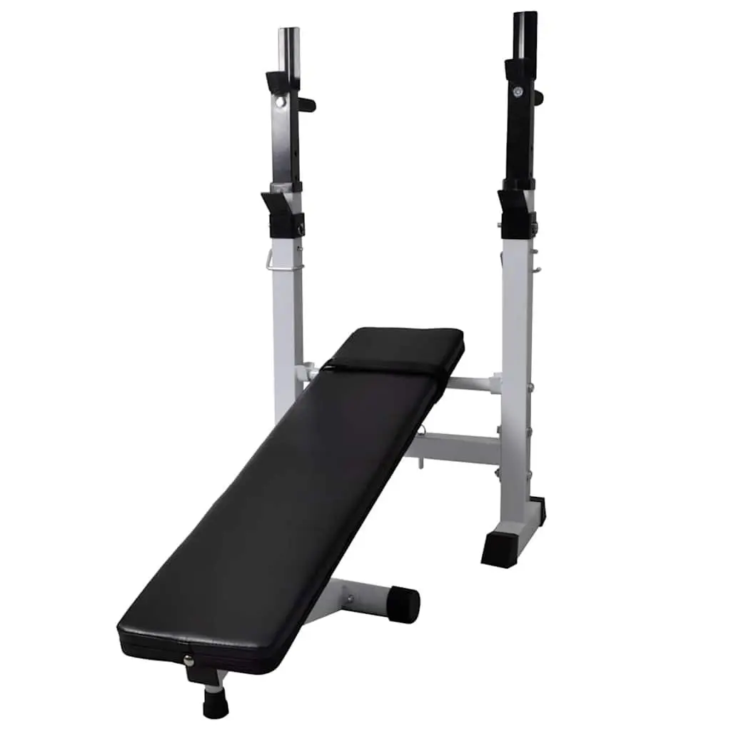 Adjustable Bench Weight Rack Barbell & Dumbbell Set