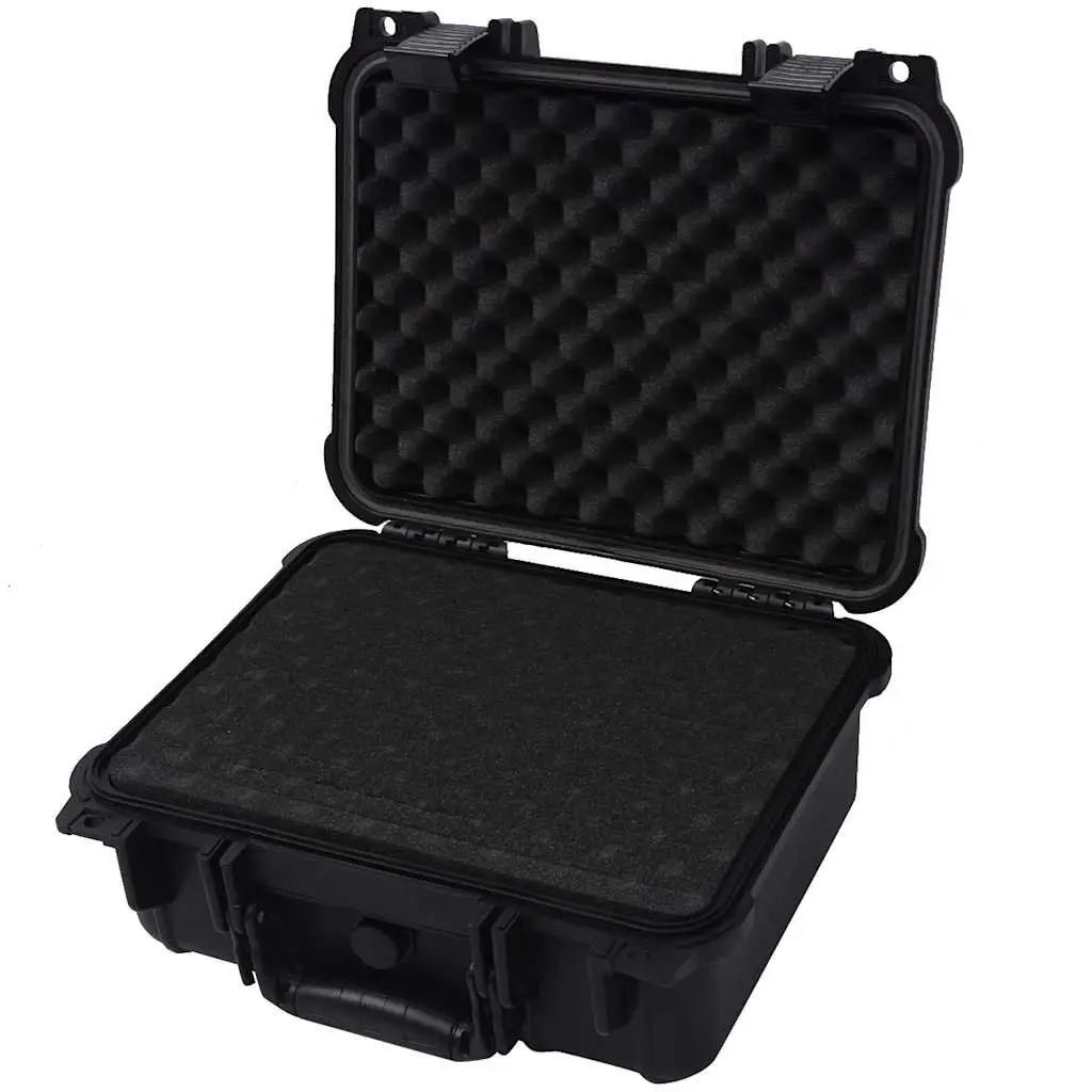 Protective Equipment Case for Cameras and Lenses 35x29.5x15cm Hard Travel Black