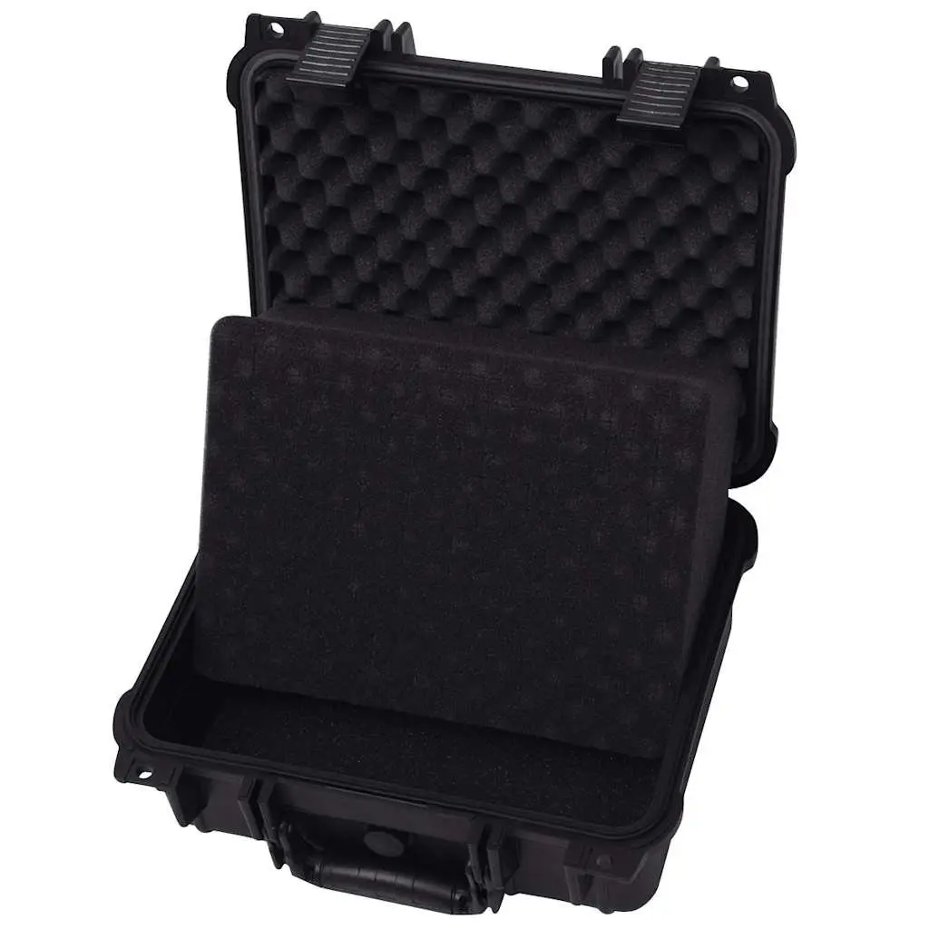 Protective Equipment Case for Cameras and Lenses 35x29.5x15cm Hard Travel Black