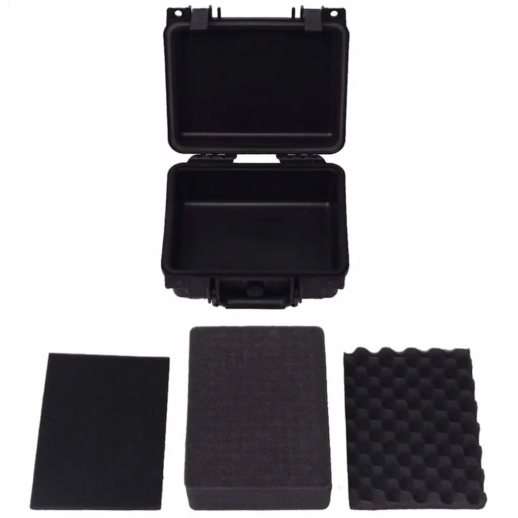 Camera Bag Travel Storage Hard Shell Black 27 x 24.6 x 12.4 cm