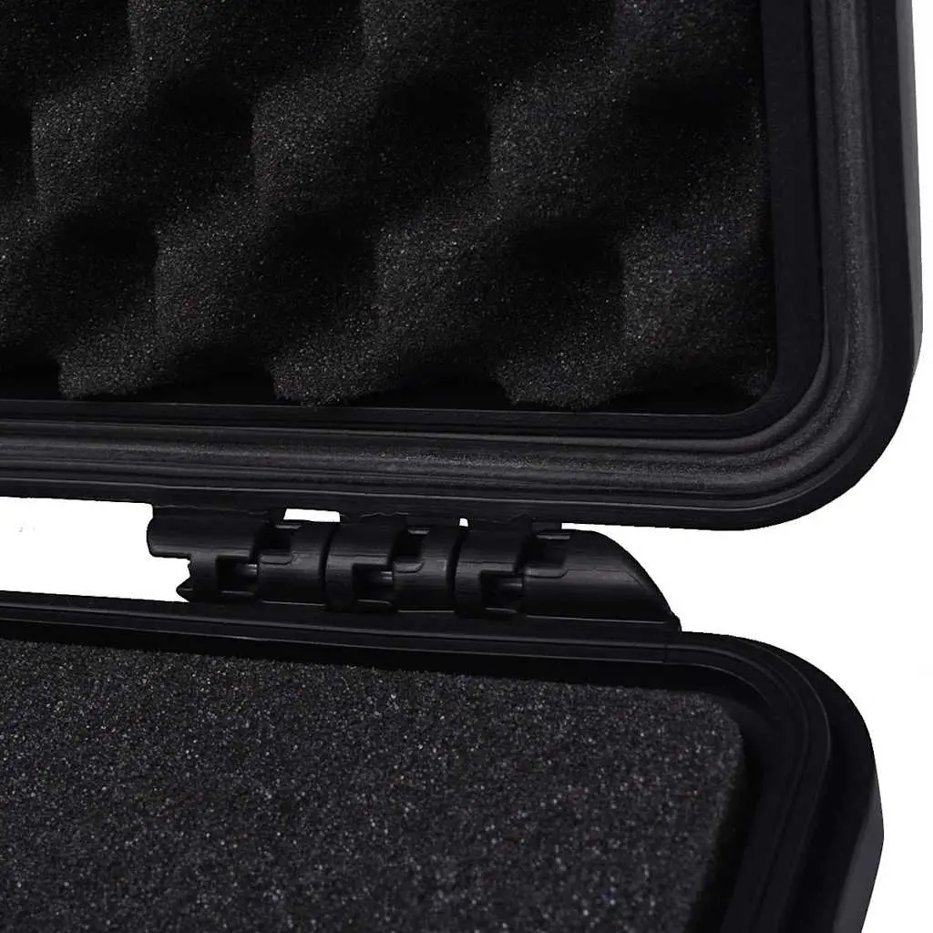Camera Bag Travel Storage Hard Shell Black 27 x 24.6 x 12.4 cm