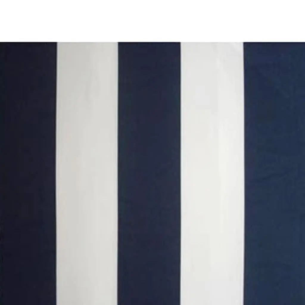 Folding Manual Awning 300cm Garden Patio Outdoor Shade Canopy Blue White