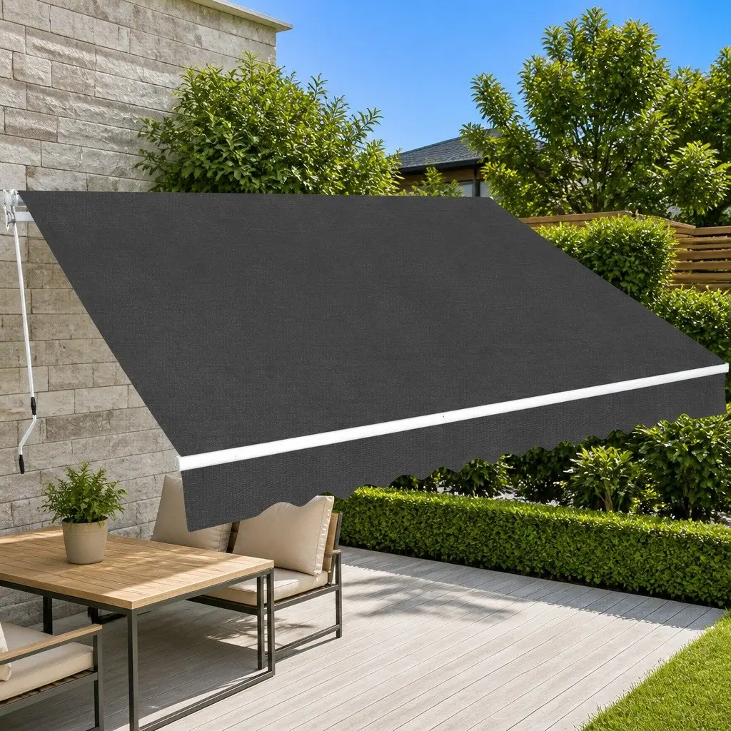 Manual Folding Awning 450cm Anthracite