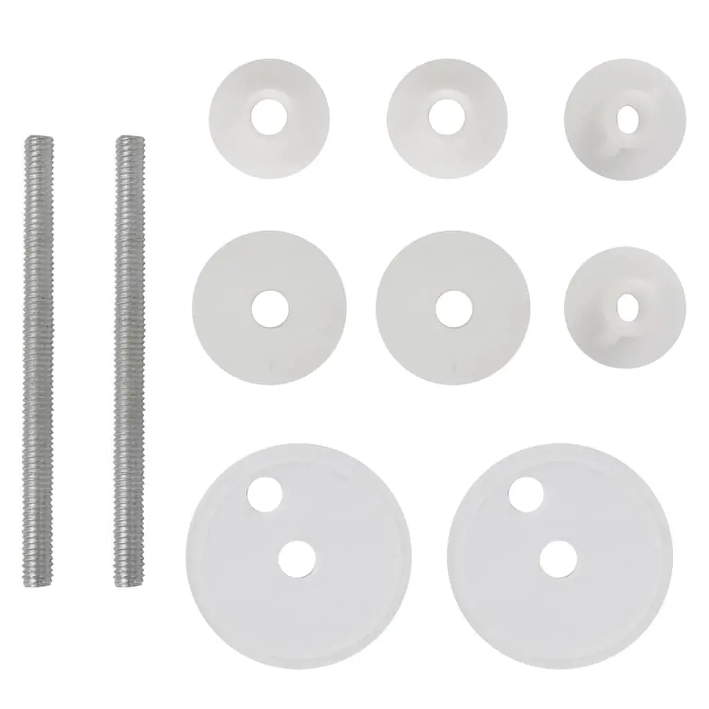 MDF Multicolour Toilet Seats Set 2 for Bathroom Use with Adjustable Chrome Hinges