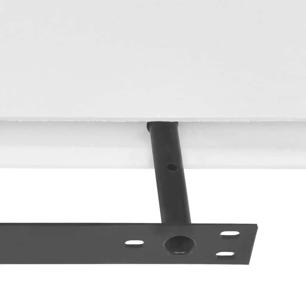 Wall Shelves 4 pcs White 60 cm Display Floating Shelving Storage Home Decor