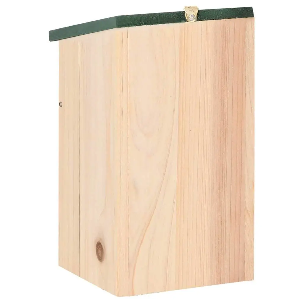 8 Pcs Wooden Birdhouse Garden Set