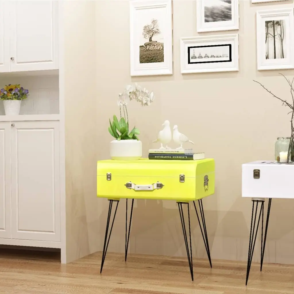 Vintage-Style Suitcase Bedside Cabinets