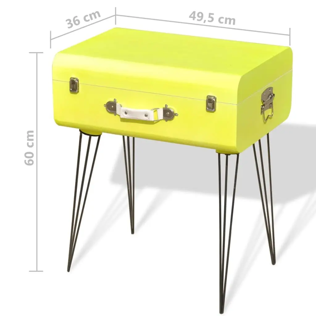 Vintage-Style Suitcase Bedside Cabinets