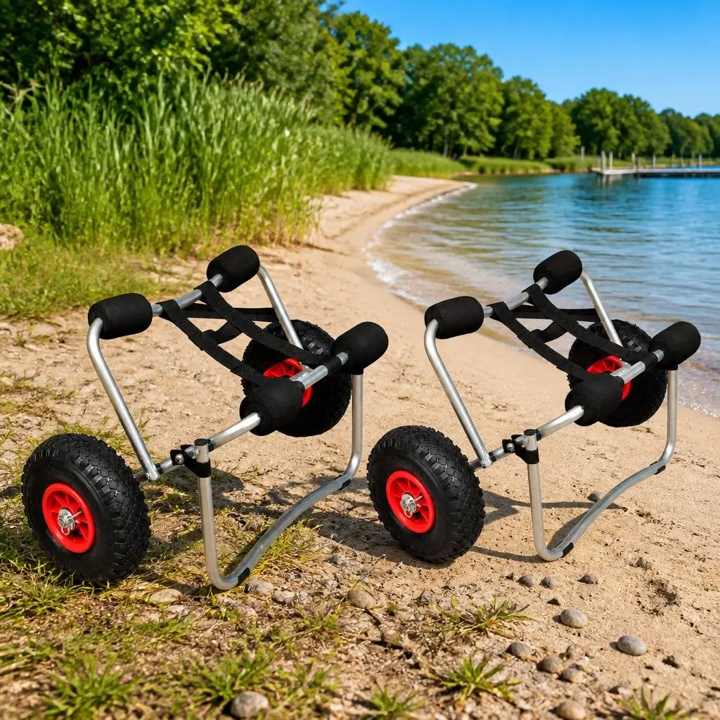 Kayak Trolley Cart with Foam Bumpers