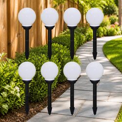 Specifications of 8-Piece Solar LED Pathway Light Set