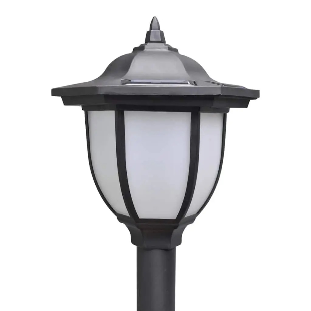 Solar Outdoor Lights for Garden Patio Yard Black 4 Piece
